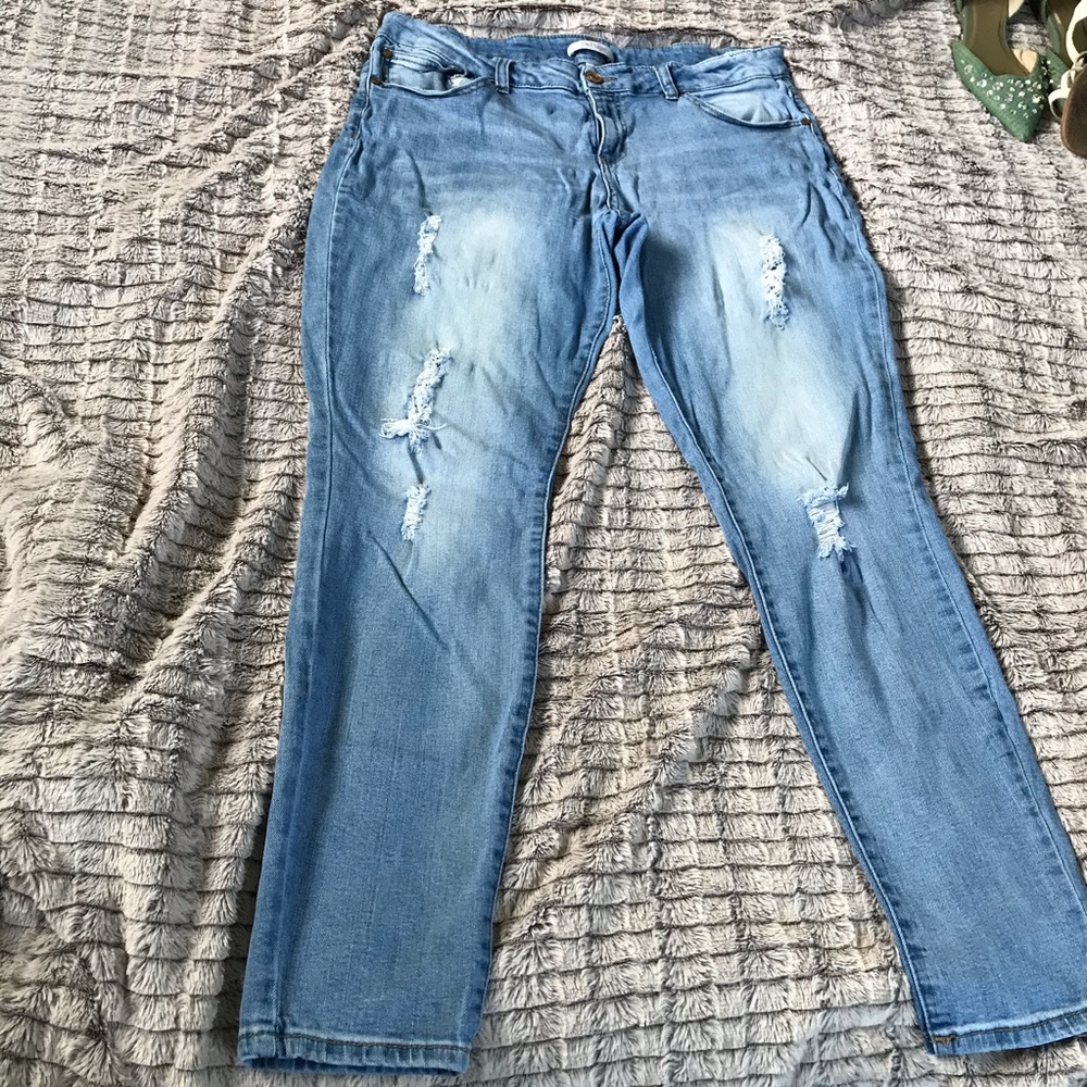 Distressed Jeans